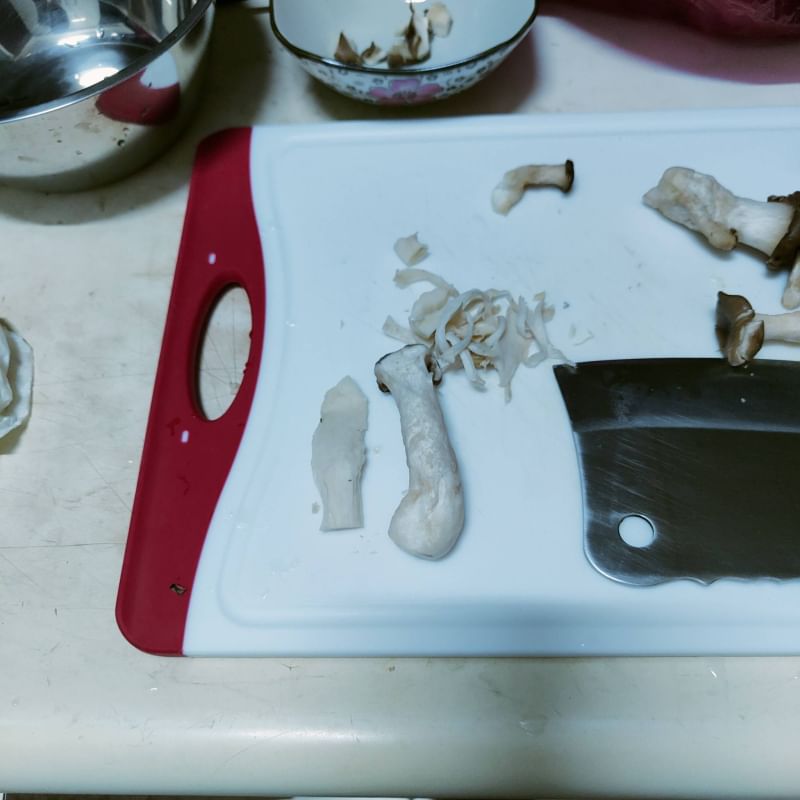 食材處理方法  -  香菇處理