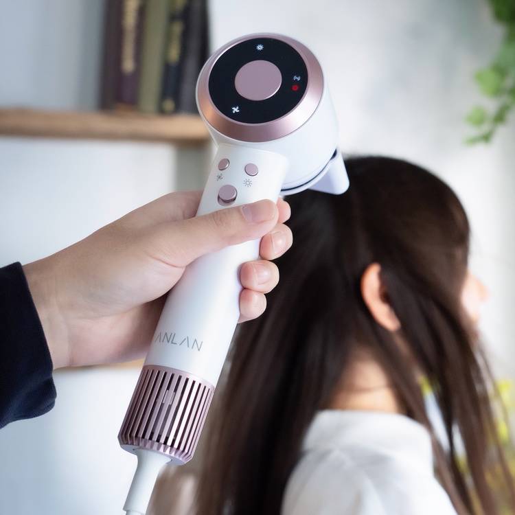 新品未使用　ANLAN ヘアドライヤー ANLAN ヘアドライヤー ダブルケアドライヤー ドライヤー ブラック
