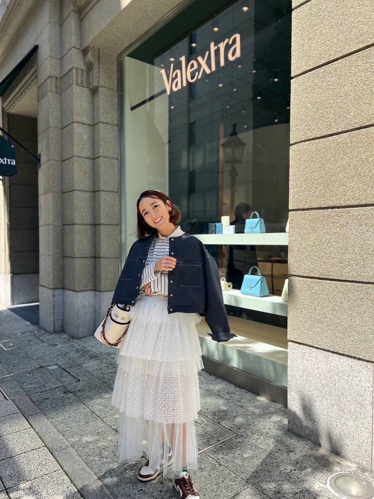 ロージーモンスターSankaku frill tops gray