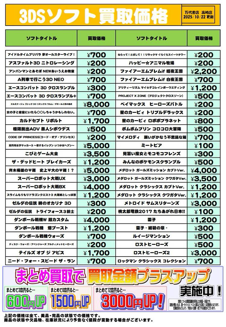 万代商店！ Mixed media feed | 万代書店 高崎店 | LINE Official Account