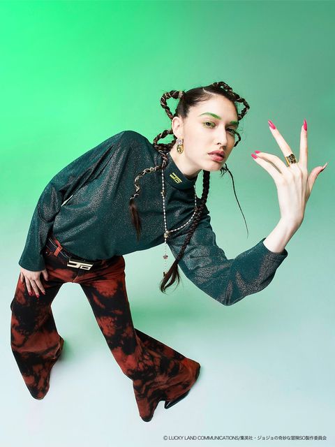 パメオ ポーズ PAMEO POSE プルオーバーパーカー 2321527002 グリーン サイズ：SIZE Free Ghost Big Hoodie – PAMEO POSE | 公式オンラインストア