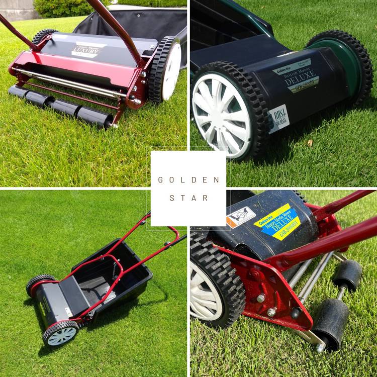 Golden Star リール式芝刈り機 HAPPY Birdie Mower Golden Star リール式芝刈り機 HAPPY Birdie Mower