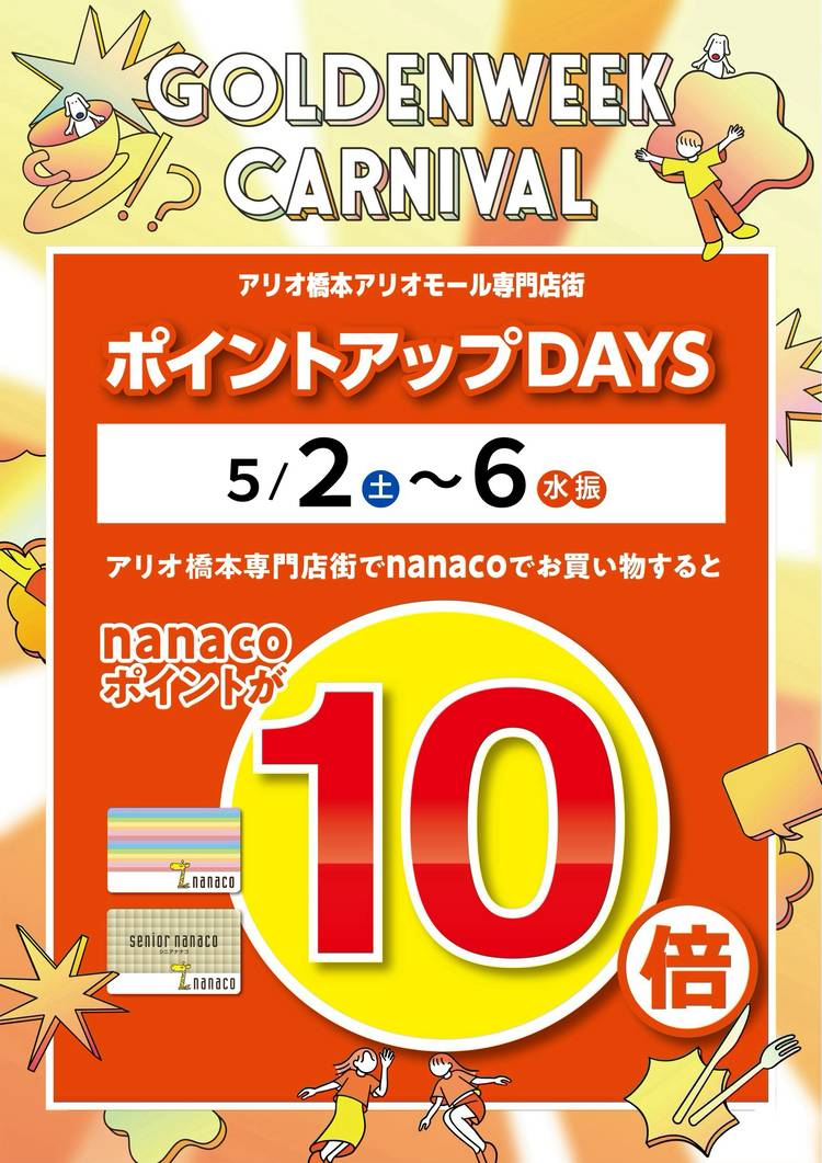 Mixed media feed | アリオ橋本 | LINE Official Account