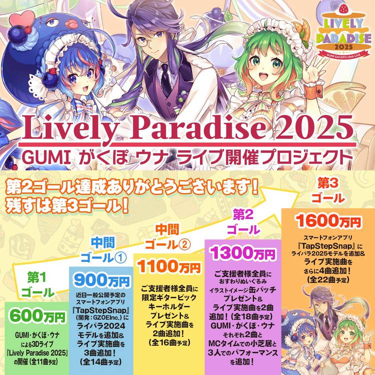 神威がくぽ GUMI 音街ウナ ボカロ ライパラ2025 VOCALOIDやSynthesizer