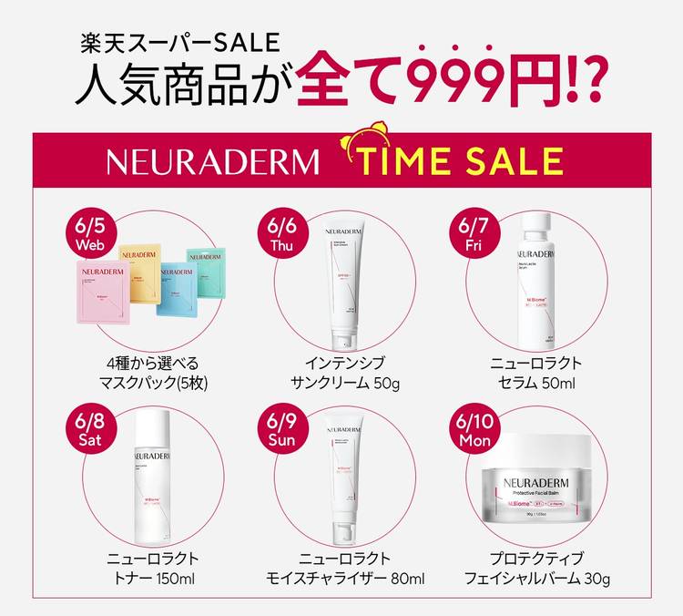 定価以下　新品　ニューラダム　ニューロラクトトナー　セラム　モイスチャライザー 楽天市場】ND_【 ニューラダム 公式 】【 ニューロラクトトナー