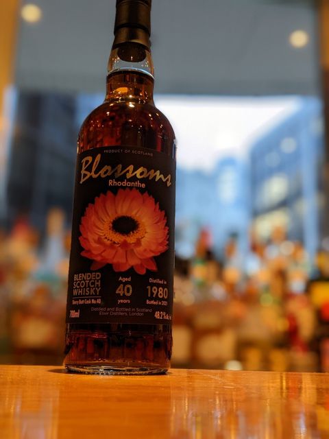 Blossoms BLENDED SCOTCH 1980 40年(ブロッサムズ ) Rhodanthe - ドリンク、水、お酒