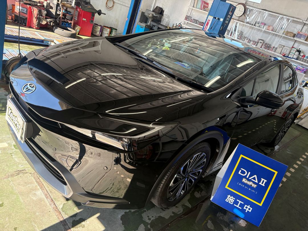 トヨタ/プリウス　経年車　ダイヤⅡ施工車　　光沢がすごい　茨城県　ひたちなか市　キーパープロショップ那珂湊SS
